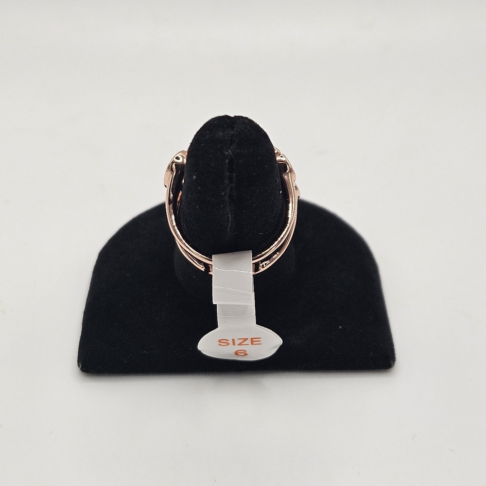 BP OG Ring RG68740 "A Most Clever Path" Diamond CZ On Rose Gold - Size 6 - Picture 3 of 6